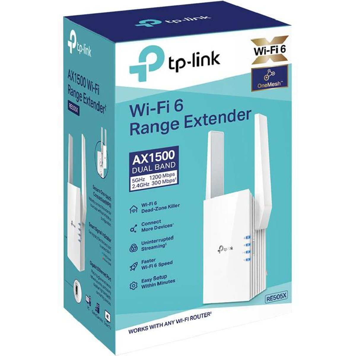  TP-LINK-RX3000 DUAL BAND WI-FI 6  RANGE EXTENDER  -RE715